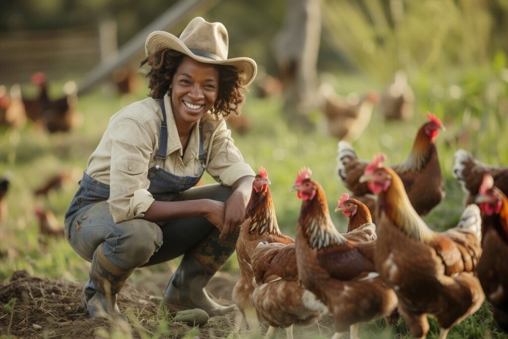 chicken-farm-scene-with-poultry-people